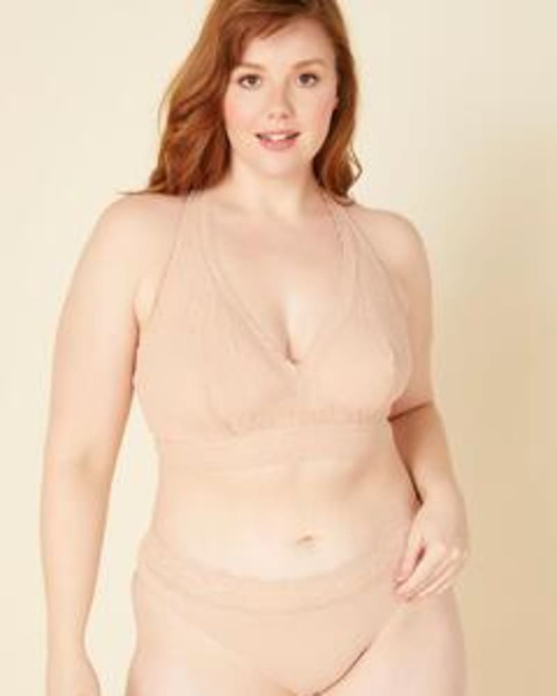 Front of a model wearing a size 1X Mallory Bikini in Sette by Cosabella. | dia_product_style_image_id:253615